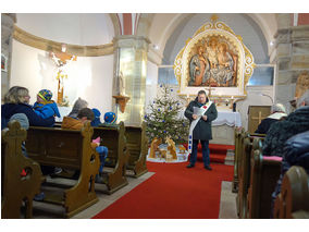 Krippenandacht mit Segnung der Kinder (Foto: Elisabetha Rößler)